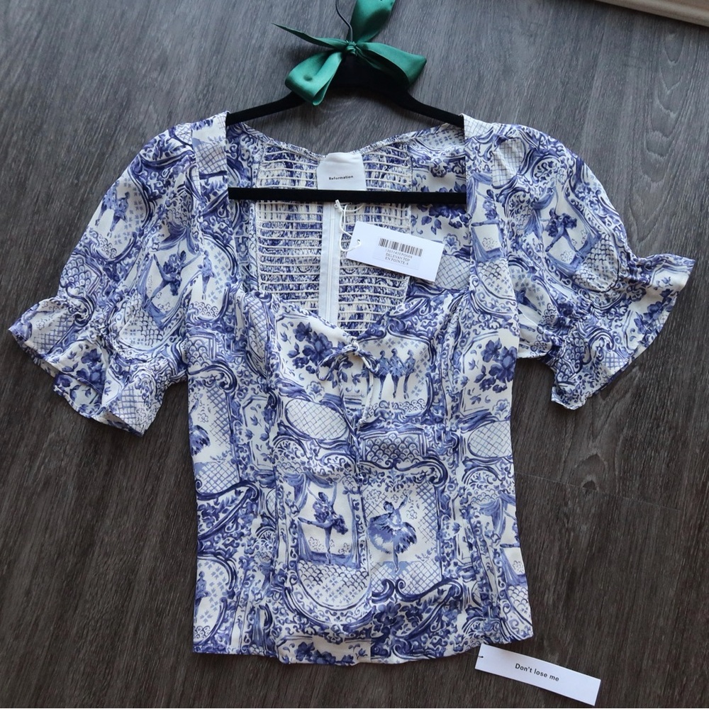 Reformation NWT Delevan Top in En Pointe